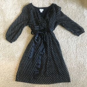 Motherhood Maternity Small Dot peasant dress